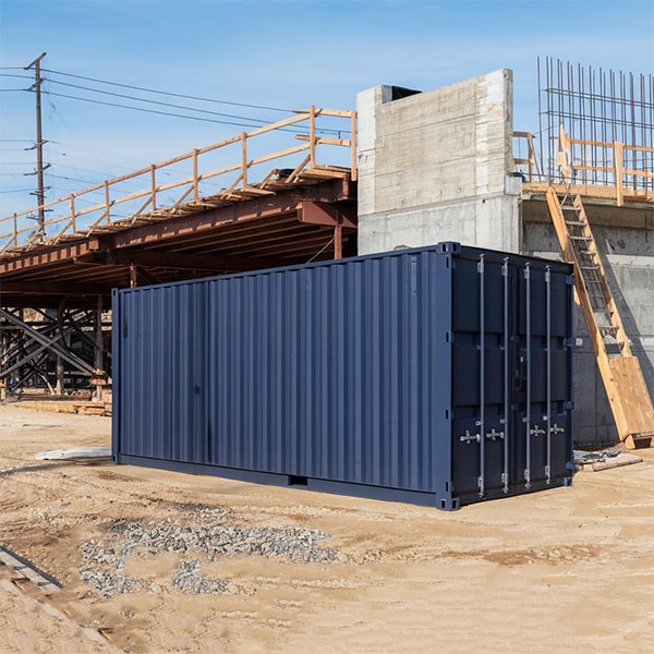 we offer insulated construction site storage containers to protect your items from extreme temperatures